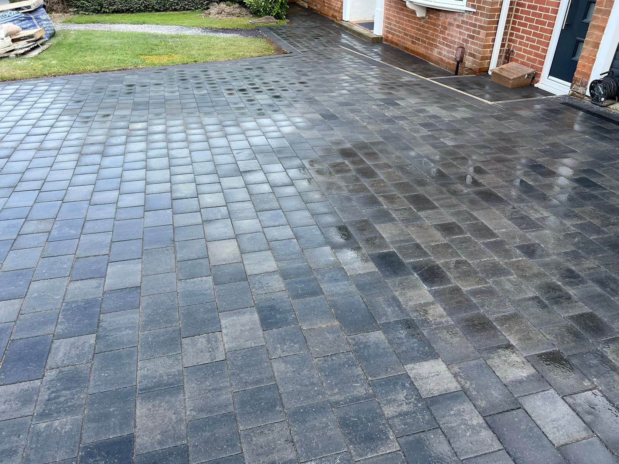 Block paving driveway Yorkshire
