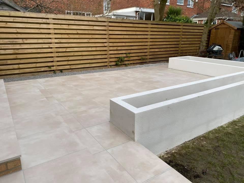 Porcelain patio Yorkshire